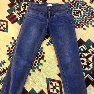 LOFT Button-front Jeans